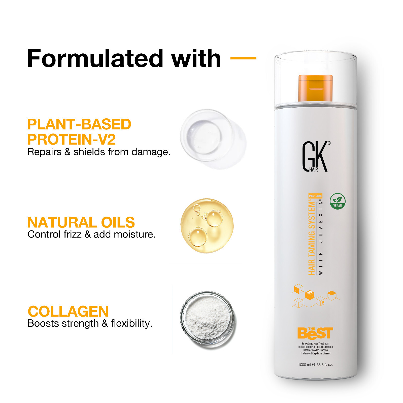 GK Hair The Best Keratin Treatment | Formaldehyde-Free | Smooth & Straight Hair