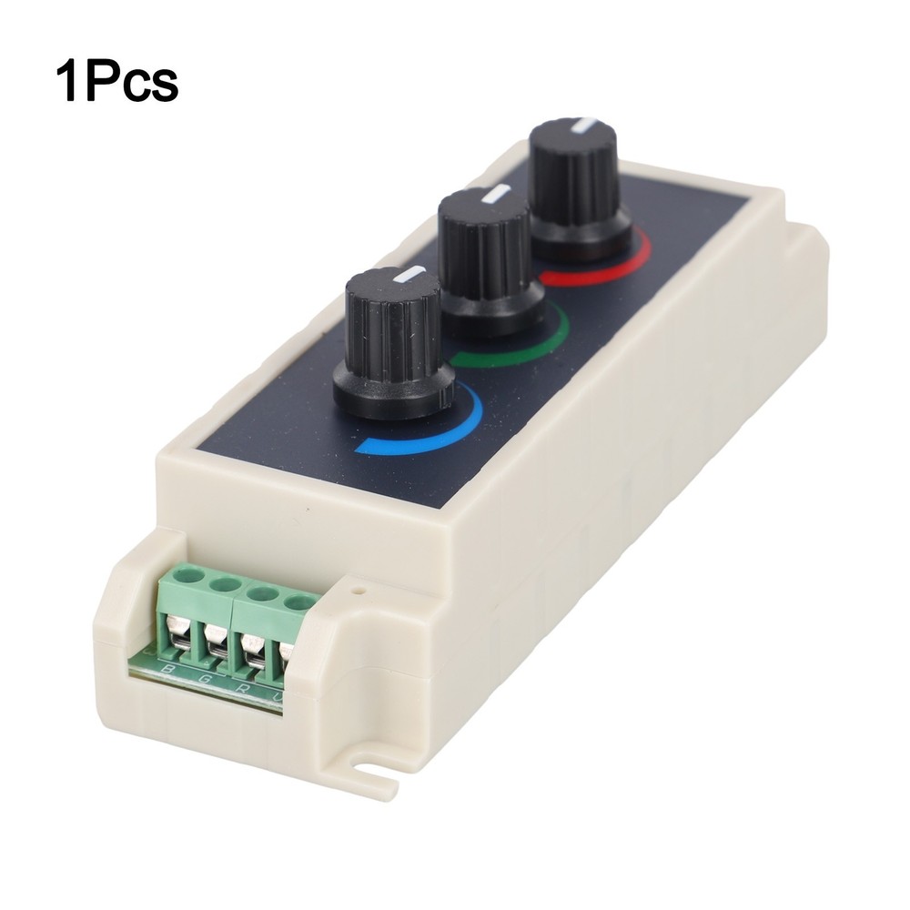 For RGB LED Dimmer Controller Manual Adjustment Knob Easy Installation