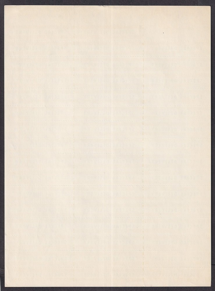 US Airmail & Special Delivery sheets (14 sheets)