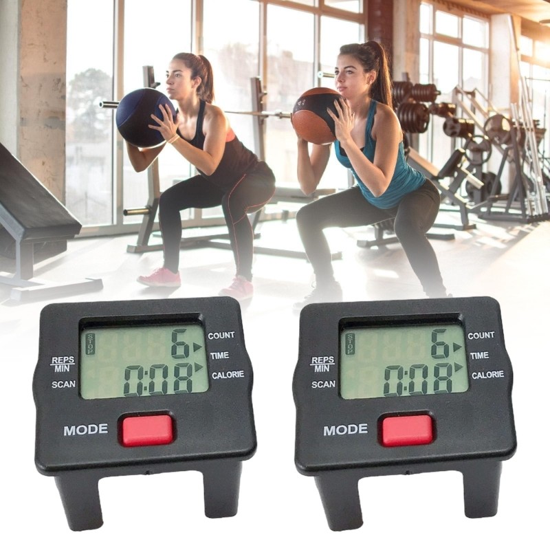LCD Display Step Machine Counter for Strength Training Equipment Easy to Use