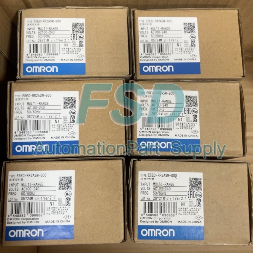 Omron E5EC-RR2ASM-800 100-240VAC Temperature Controller 1 PCS New Box