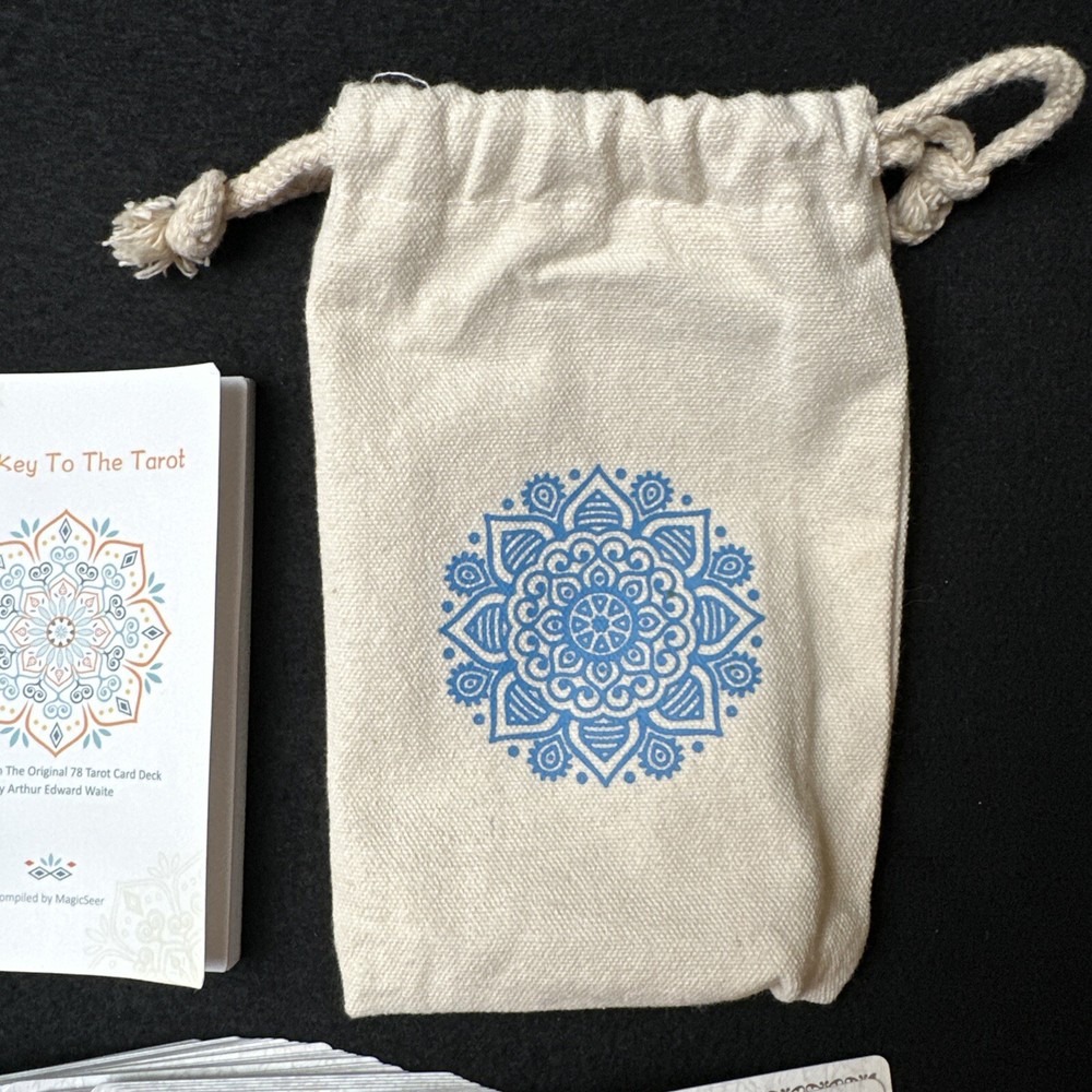 MagicSeer Classic Design- Tarot Cards Deck -with Guidebook Drawstring Bag NO BOX