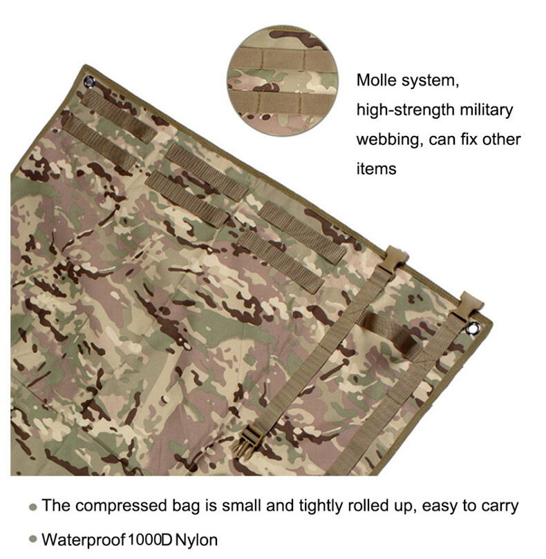 Tactical Shooting Mat Molle Non-Padded Shooting Mat Prone Roll-up Shooter Mats