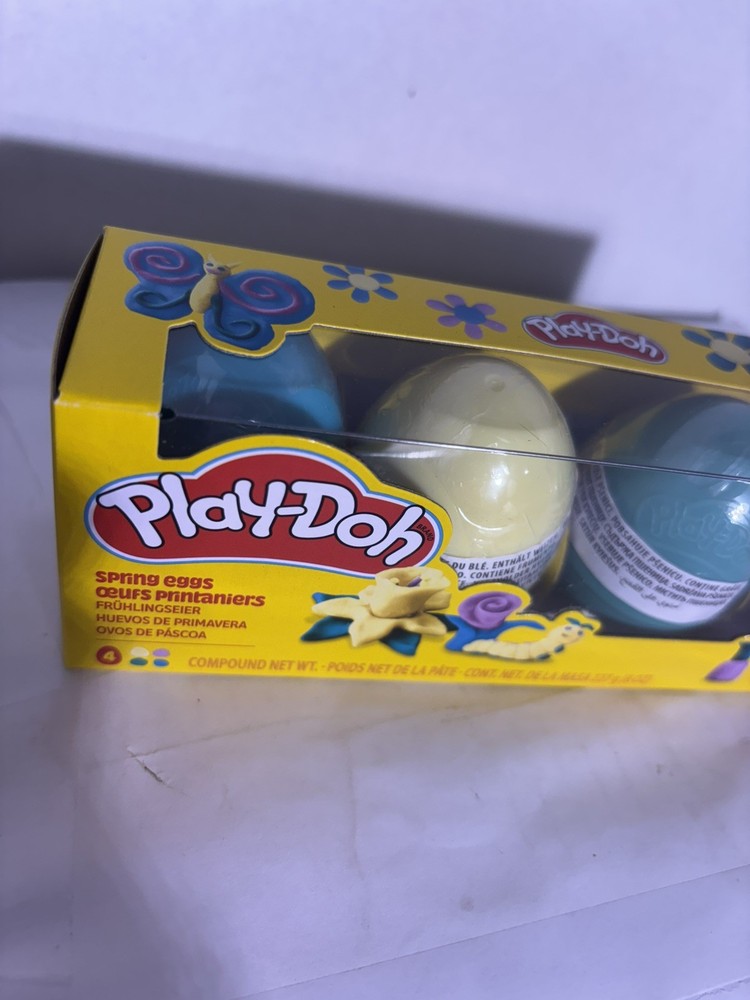 Play-Doh Spring Eggs Easter Eggs - 4 Pack for Kids Present Toys