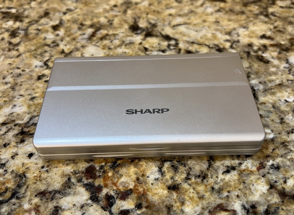 Rare Vintage Sharp PW-E550 Electronic Dictionary, Calculator, Tested