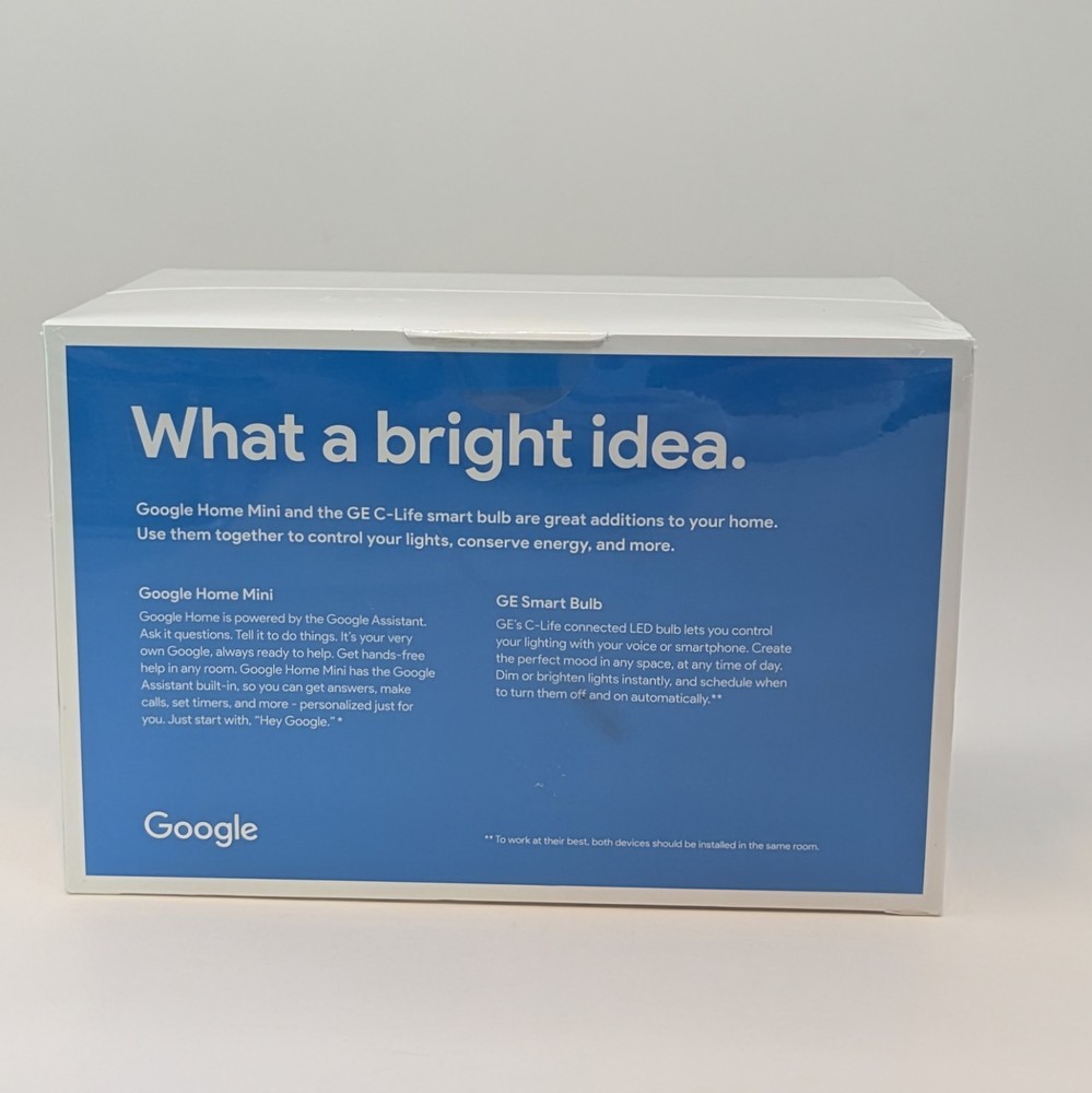 Google Smart Light Starter Kit (GA00518-US) New Unopened