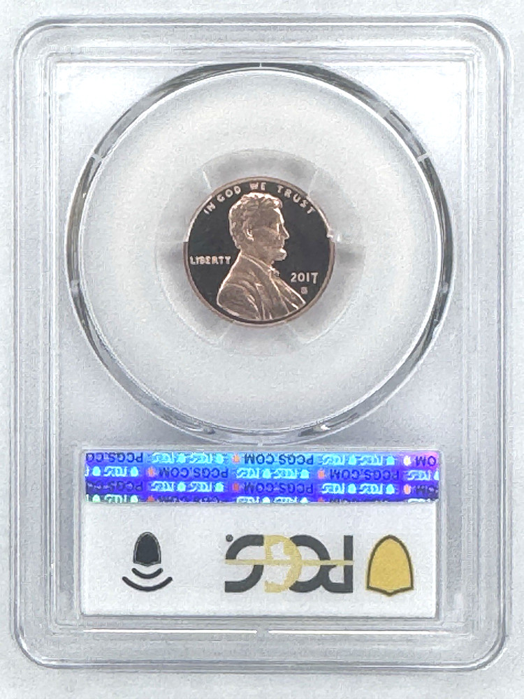 2017 S 1C Lincoln Cent Shield PCGS PR70RD DCAM-NOT FROM ENHANCED UNC SET