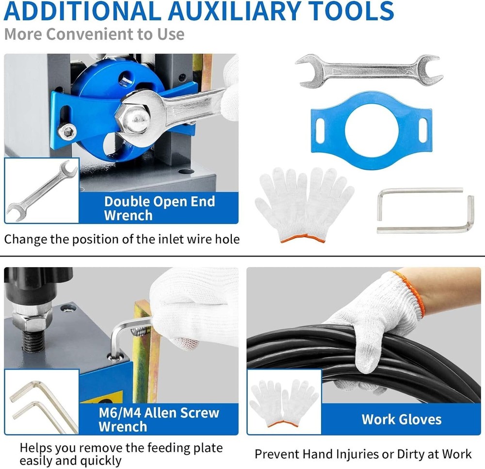 Upgraded Manual Wire Stripper Machine 0.06-1.57in,Cable Stripper Machine for ...