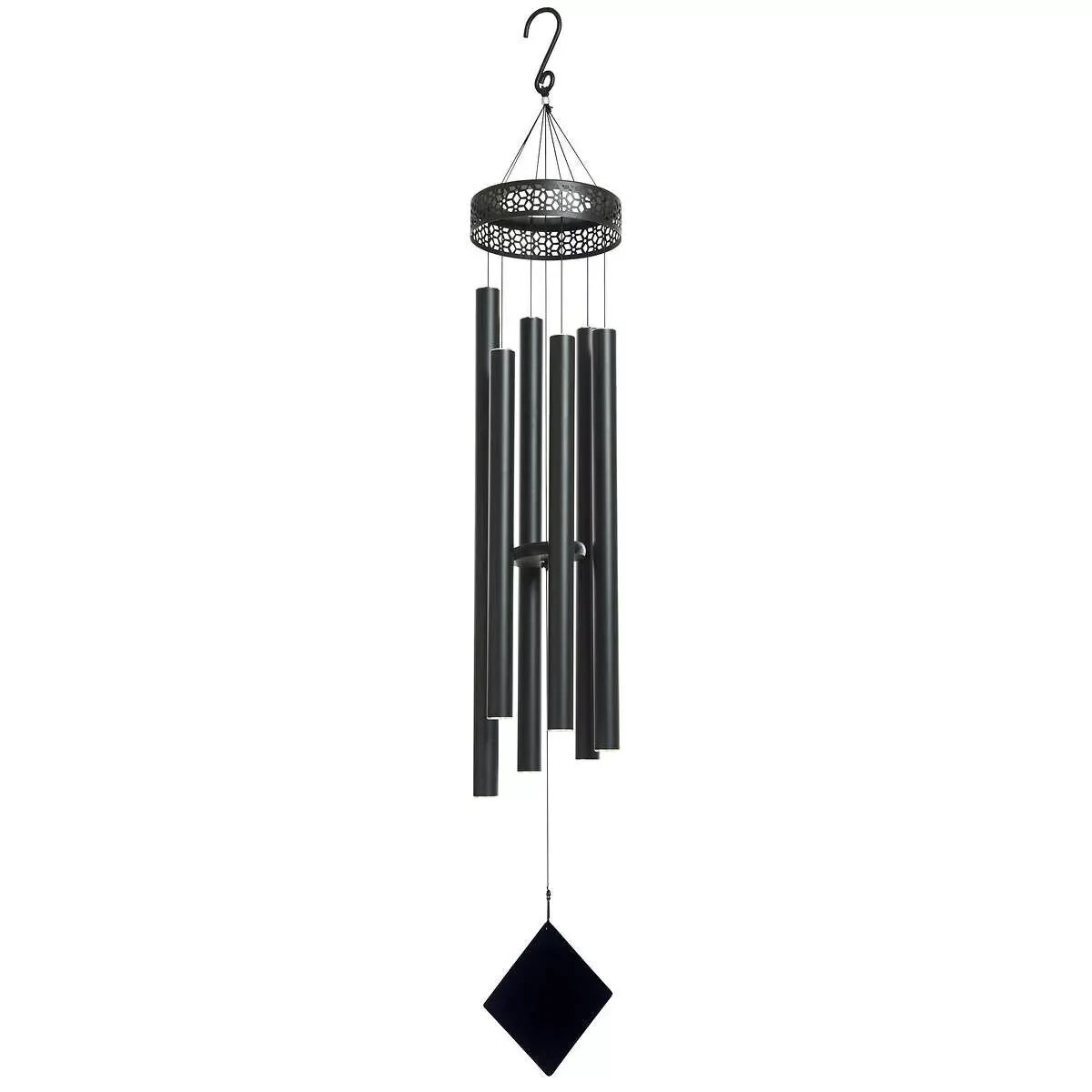 Stylecraft Harmonically Tuned Wind Chime - Black - 8.9"X61.4" - Free Shipping