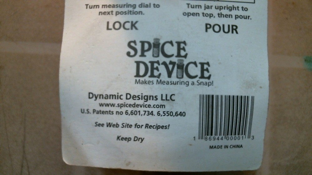 Dynamic Design Spice Device Spice Measuring Cap, FREE SHIPPING