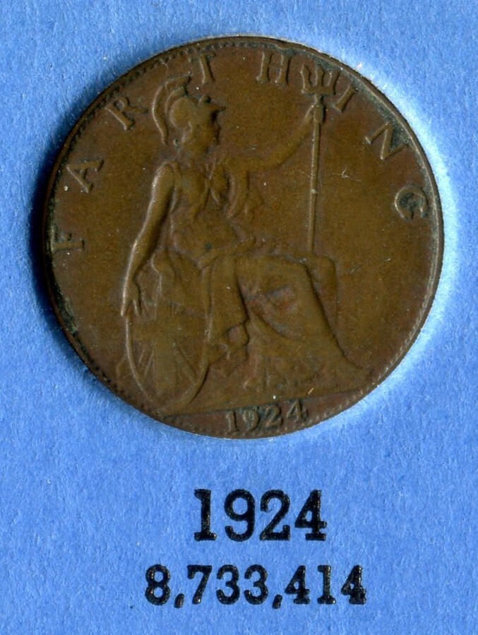 Foreign Coin - Great Britain - One Farthing 1924