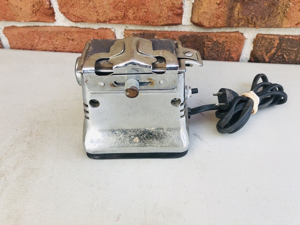 Rare Syncro Electric Hone Barber Razor Sharpener 1950s Sharpening