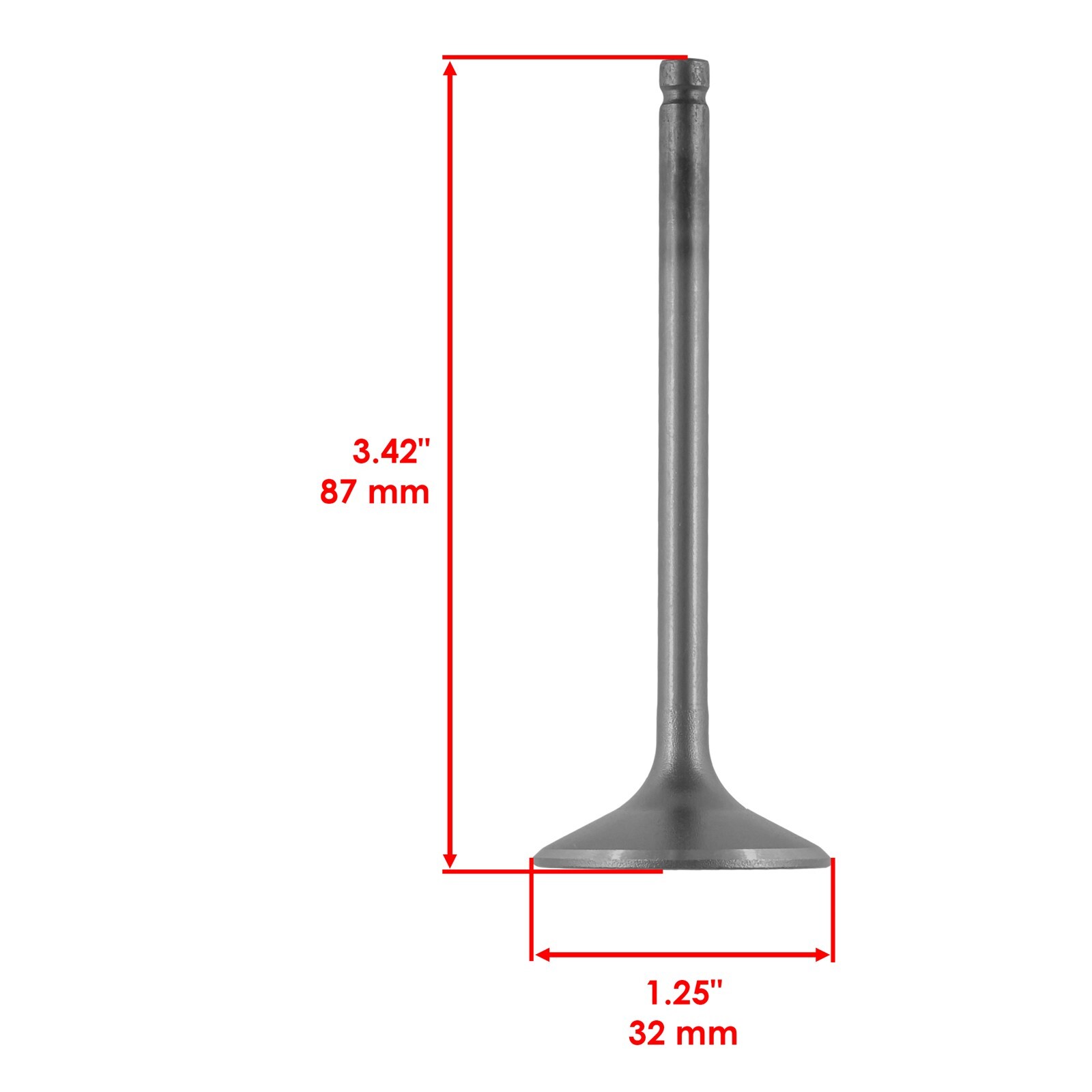 Intake & Exhaust Valve for Kawasaki Bayou 220 1988 1989 1990 1991 1992 1993-2002