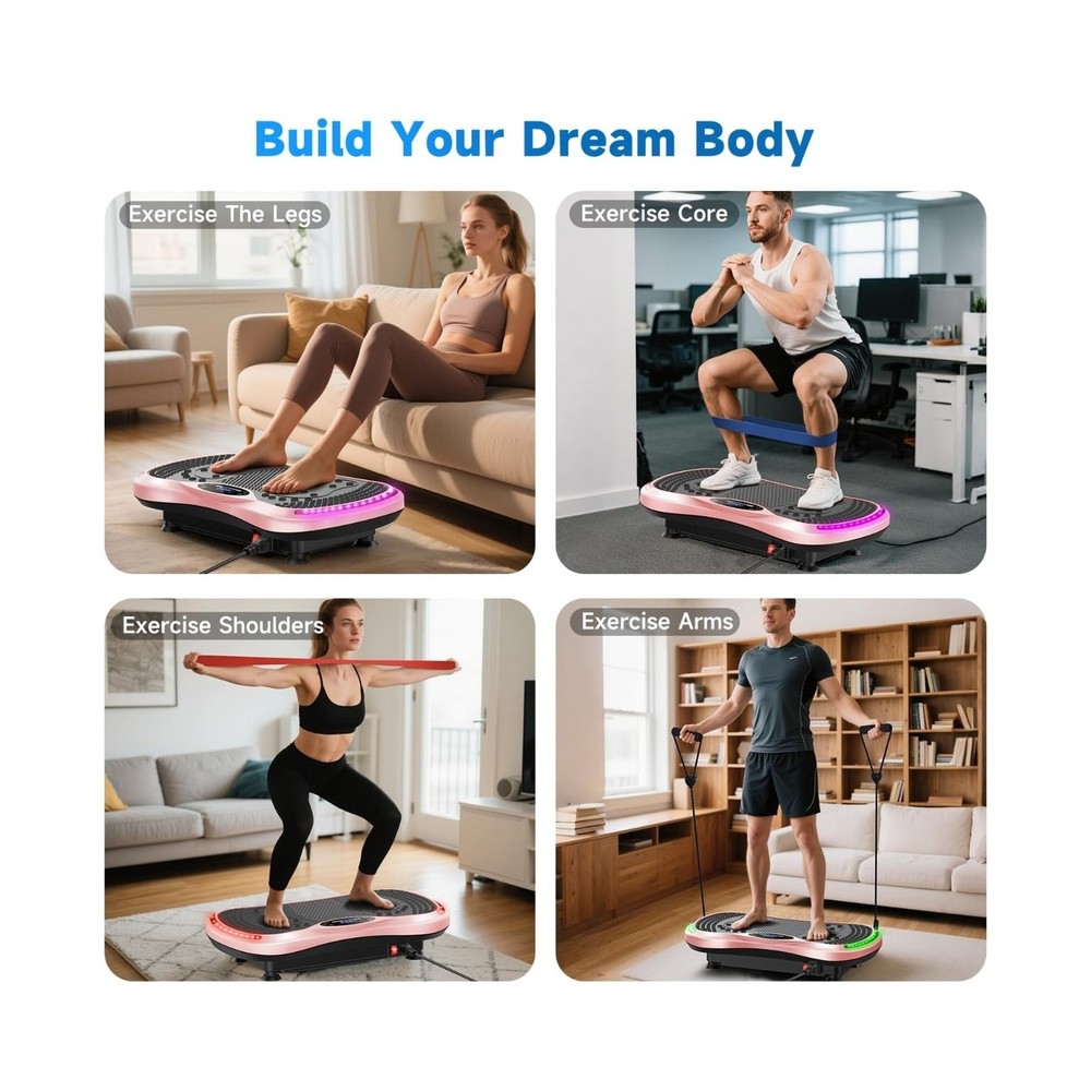 Vibration Plate Exercise Machine for Lymphatic Drainage, Vibration Machine fo...
