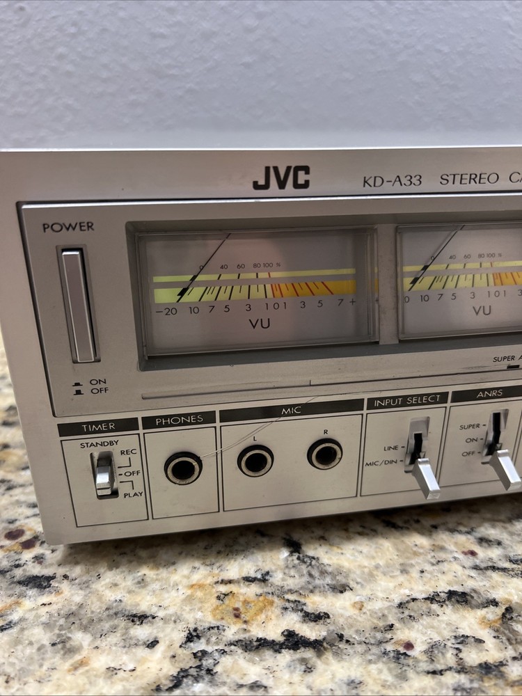 ⭐️JVC KD-A33 Cassette Deck SERVICED ⭐️