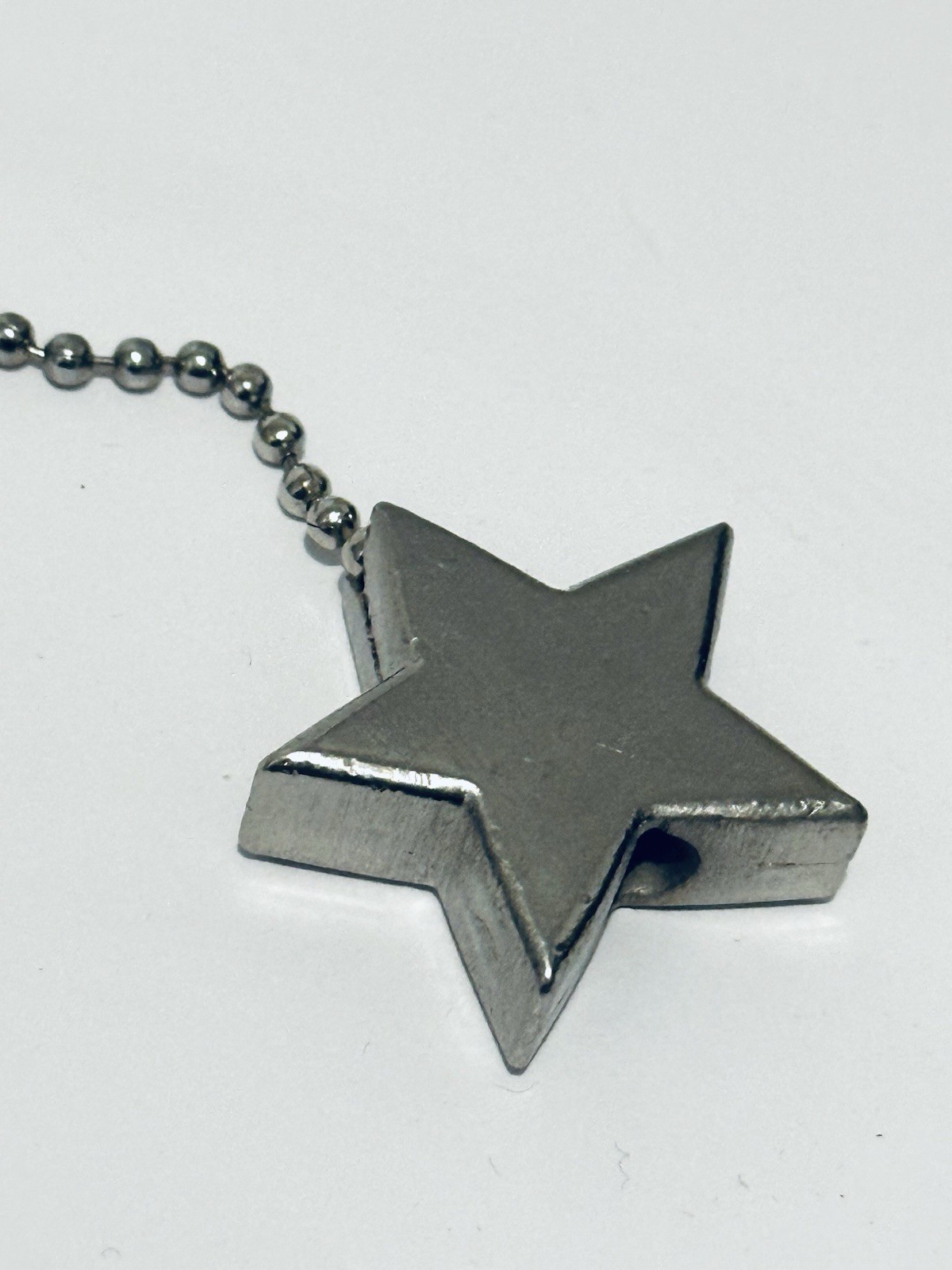 Hunter Discovery Ceiling Fan Pull Switch Pendant Chain Replacement Silver Star