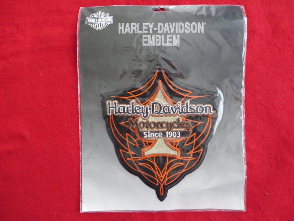 Harley Davidson Large Shield "Since 1903" Emblem Patch for Jacket - 8.5" X 9"