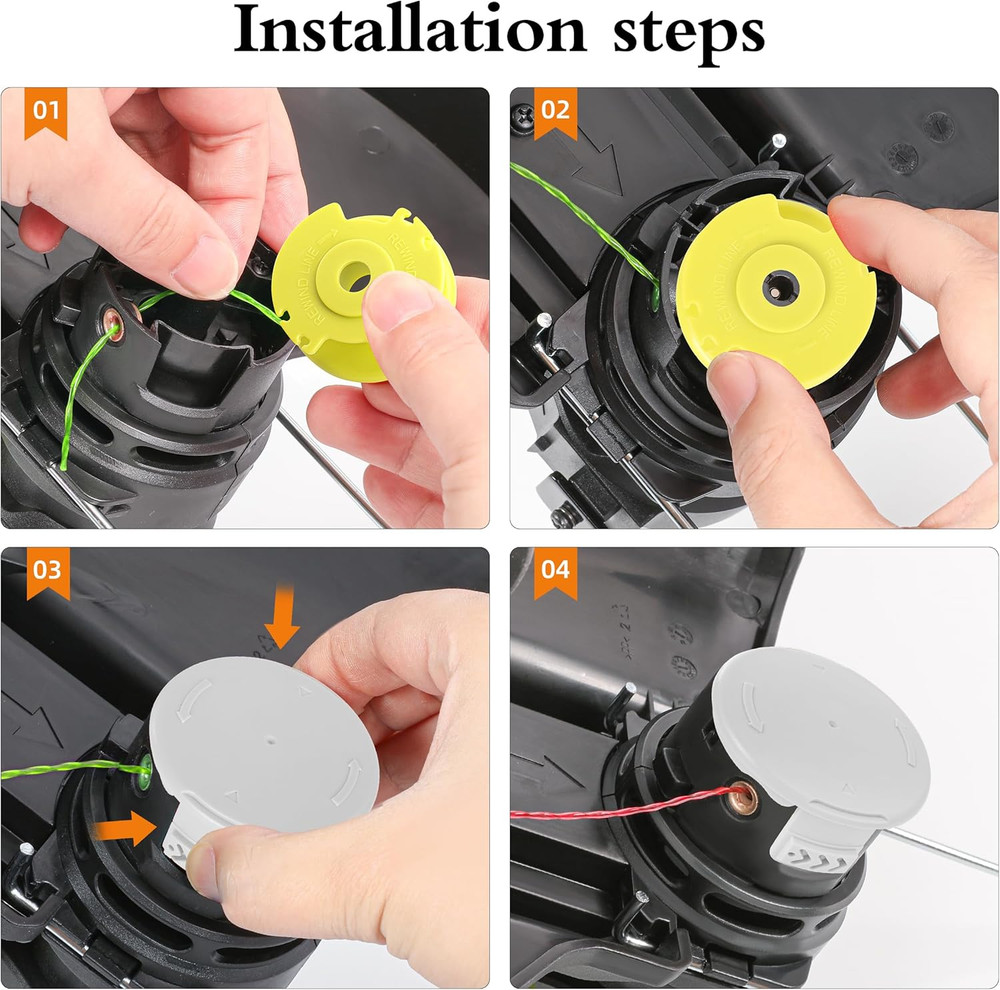 Weed Wacker String Replacement for Ryobi One Plus+ AC80RL3 0.08'' String Trimmer