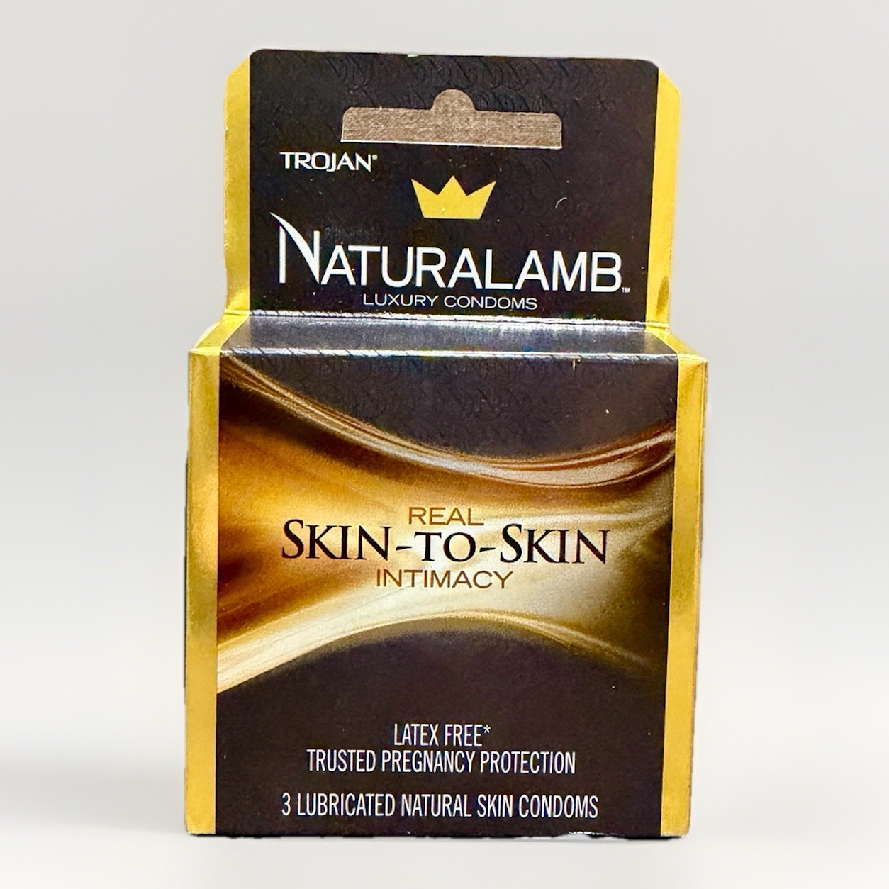 TROJAN NATURALAMB LUXURY CONDOMS SKIN-TO-SKIN INTIMACY 3-PACK