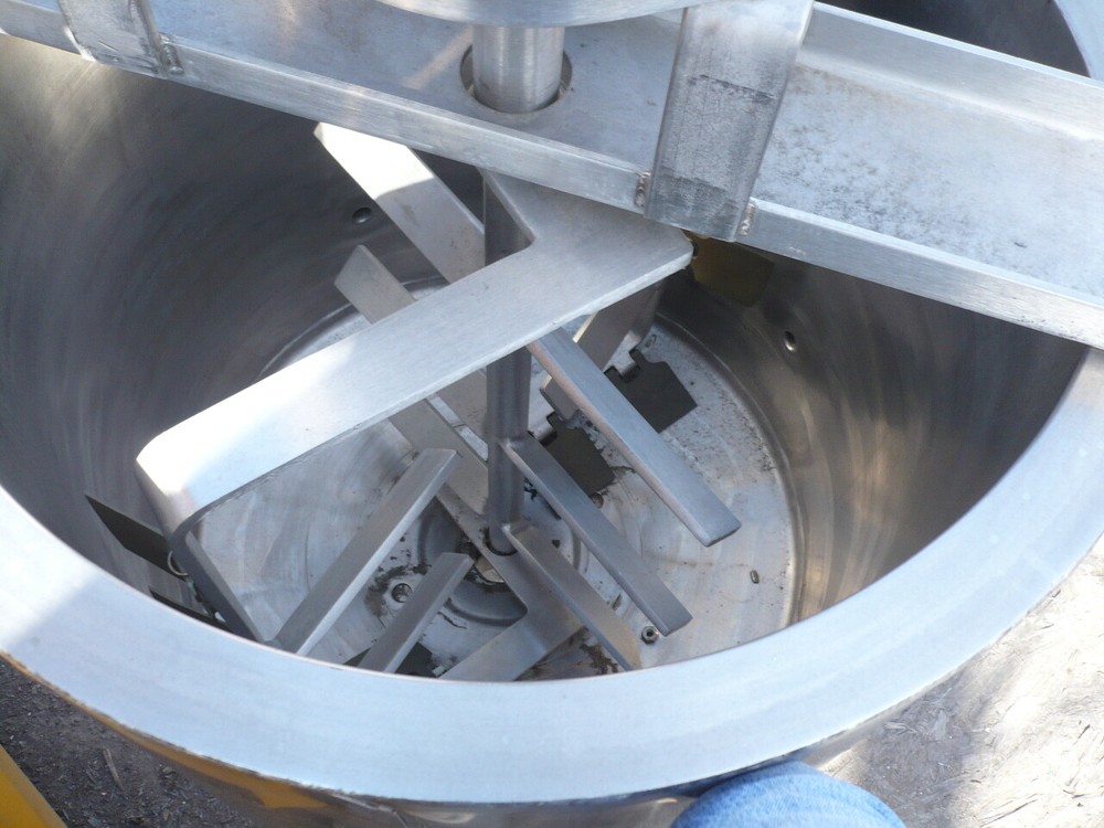 Lee Stainless Jacketed Scrape Mixing Kettle Tank-60 Gallon