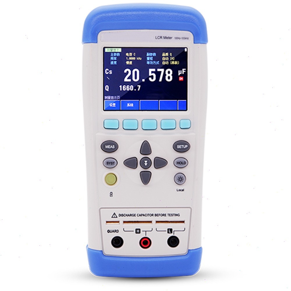 Handheld LCR Digital Bridge Meter Tester with Accuracy 0.2% Interface USB-HID