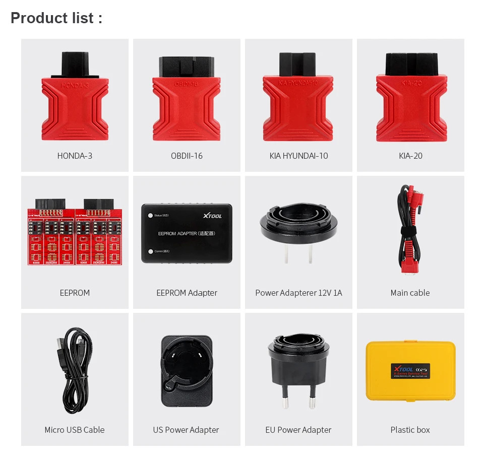 XTOOL X100 Pro2 Auto Key Diagnostic Tool New IMMO Car OBD2 Scanner EEPROM