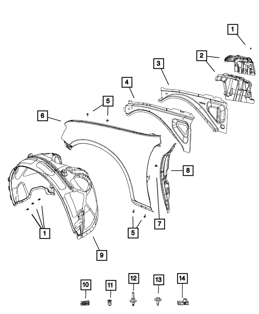 Genuine Mopar Nut 6507161AA