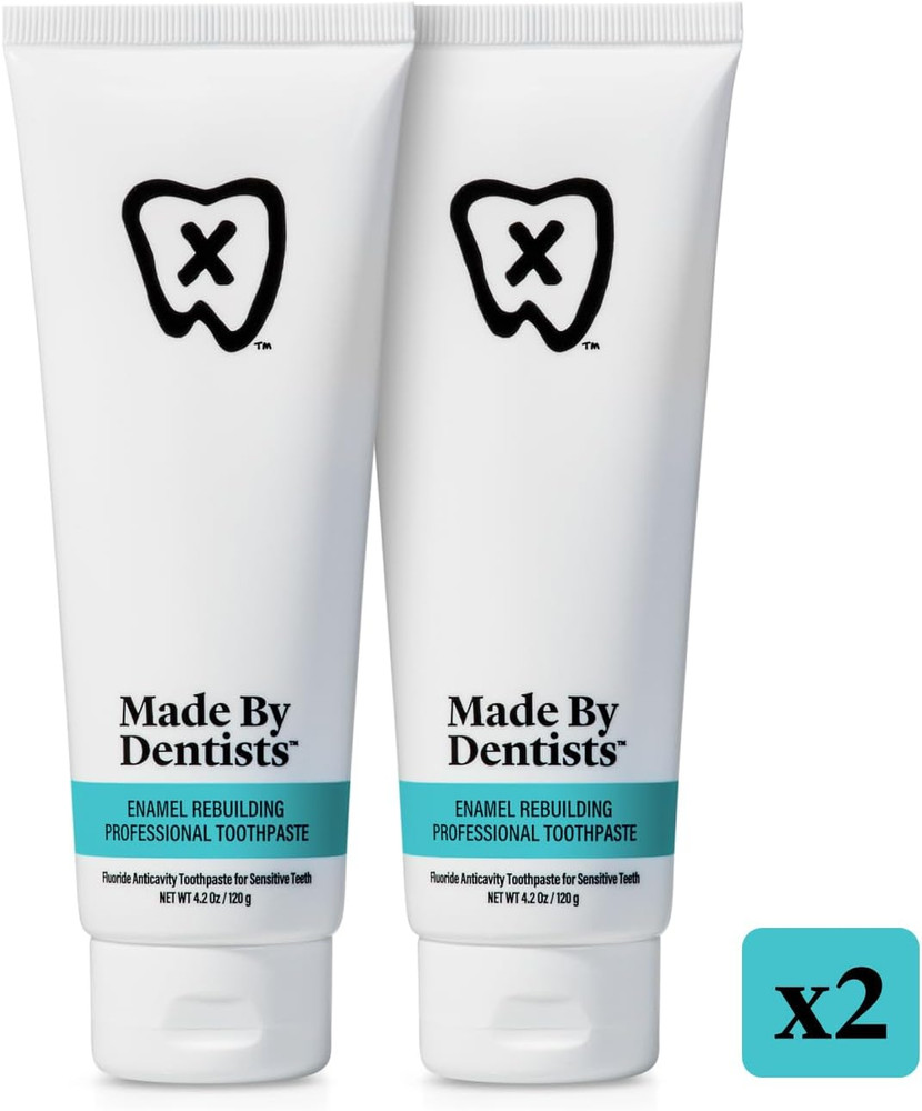 Professional Enamel Rebuilding Toothpaste - 2 Pack - Remineralizing Nano Hydroxy