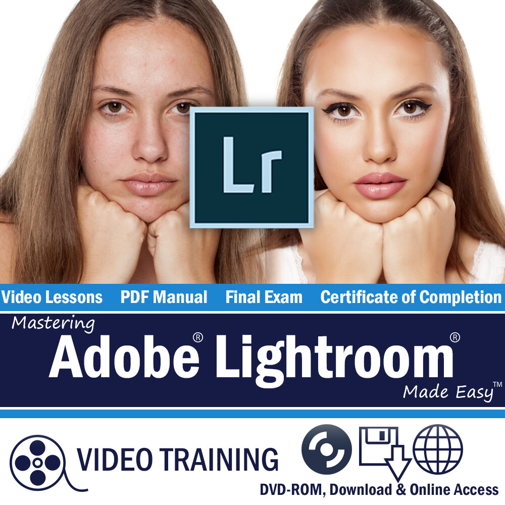 Learn Adobe Lightroom Classic CC Video Training Tutorial DVD and Digital Course