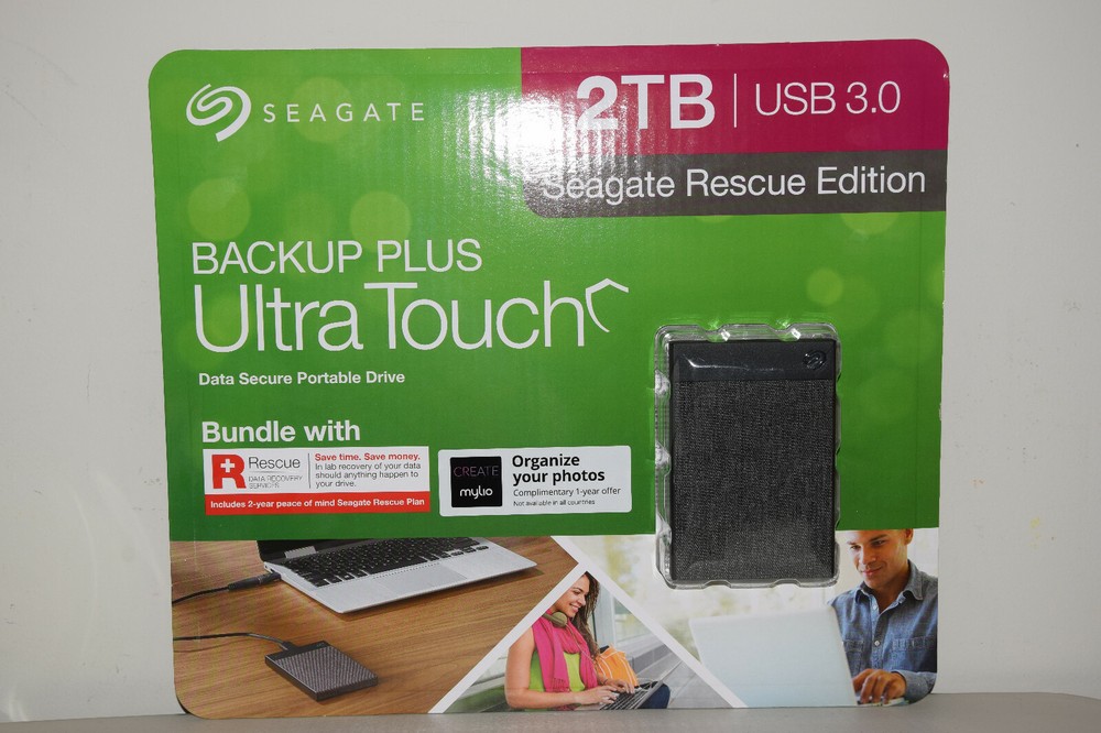 Seagate Backup Plus Ultra Touch Portable HD Drive 2TB /Laptop Tablet PC Computer