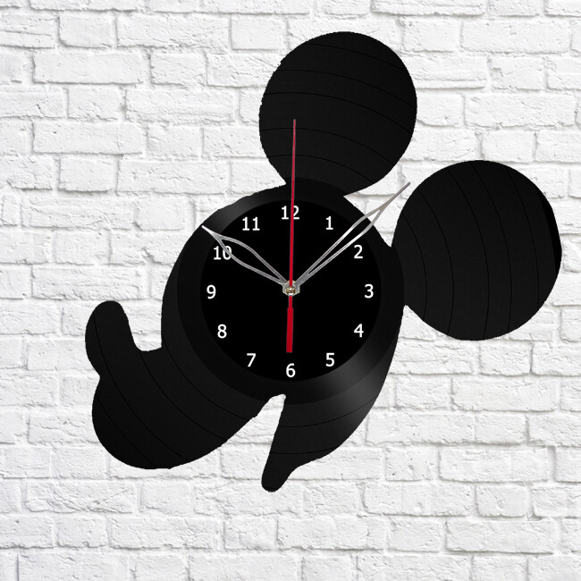 Vinyl Clock Mickey Wall Clock Unique Art Vinyl Record Wall Clock 196