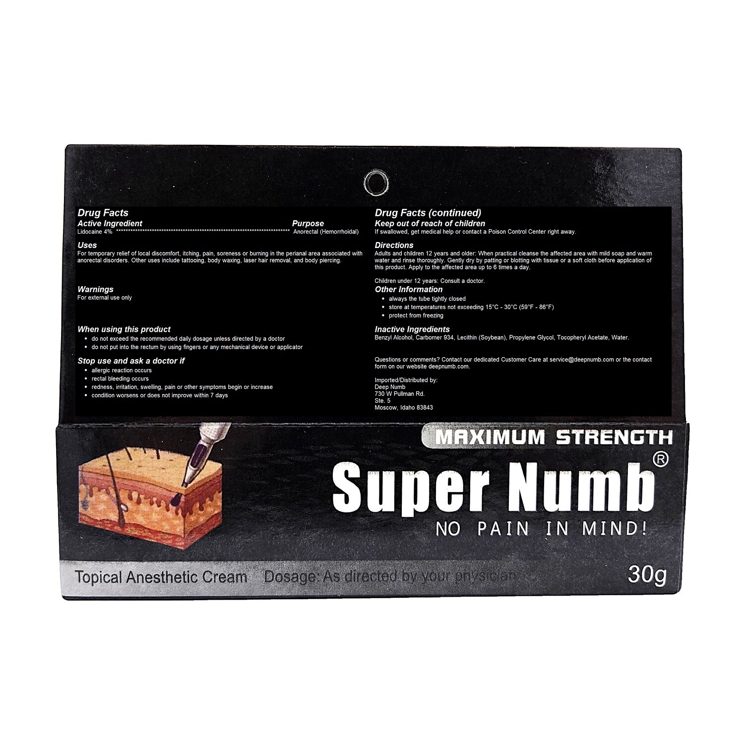30g SUPER NUMB Skin Cream