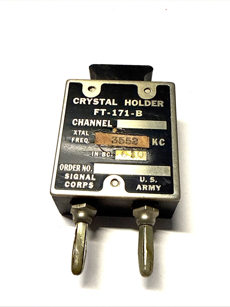 PARASET replica  transceiver ORIGINAL 3.552 MHz crystal holder  FT-171-B