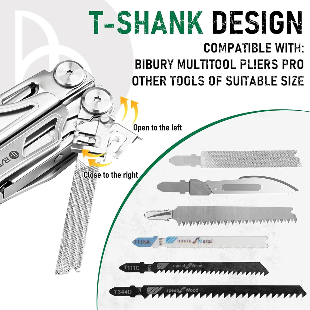 Multitool Pliers Spare Parts Kit, Replaceable Wire Cutter, Screwdriver & Window