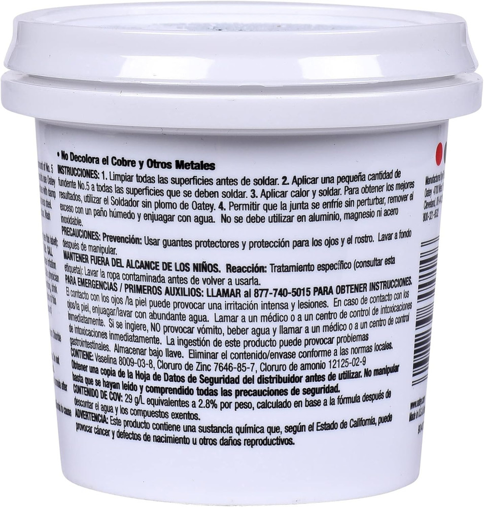 30014 Paste Flux, Paste, Petroleum, 8 oz.