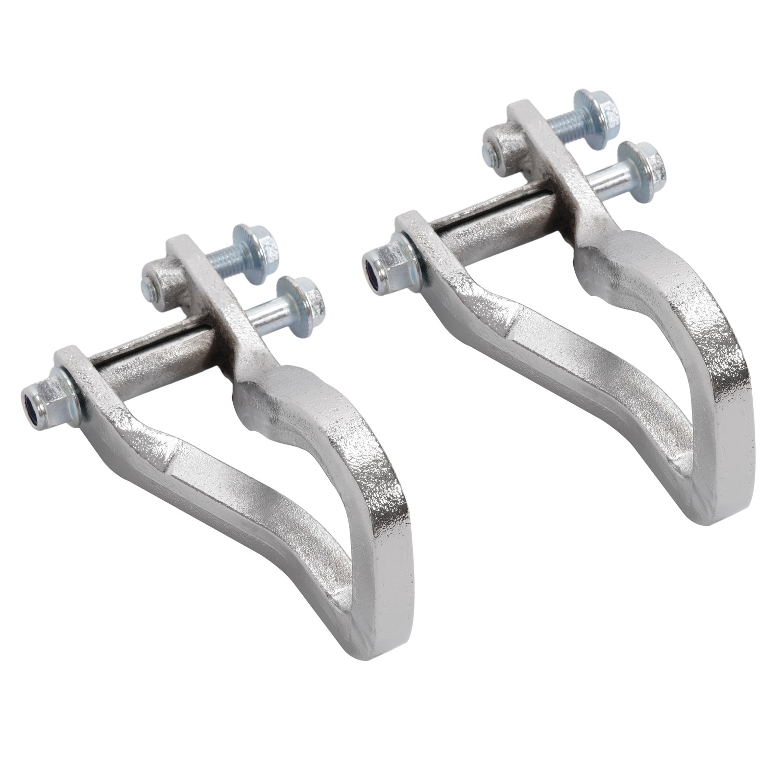 Front Chrome Tow Recovery Hooks w/ Bolts For GMC Sierra 1500 2019-2025 #84195902