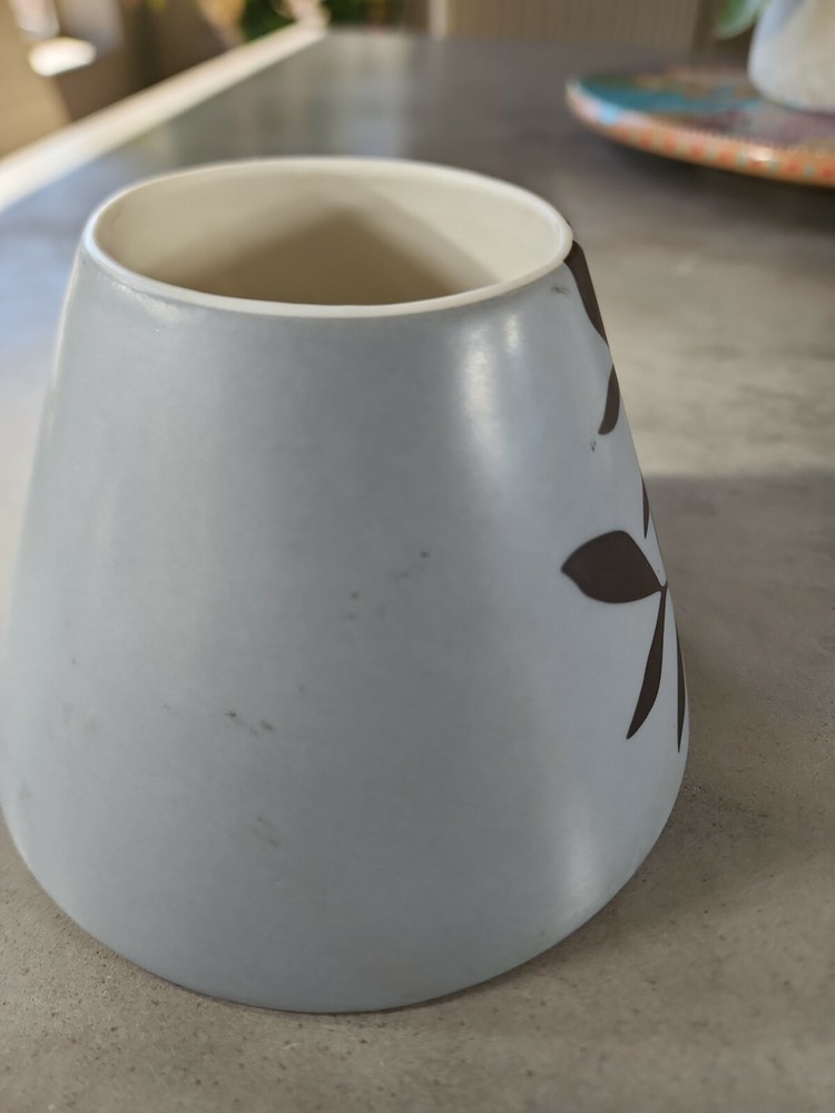 Candle Shade Topper, Grey with Brown Tree Branch