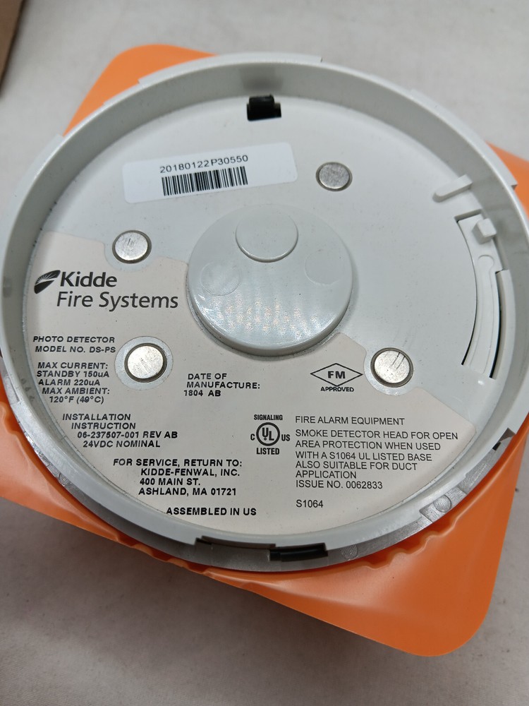 KIDDE FIRE SYSTEMS DS-PS PHOTO DETECTOR