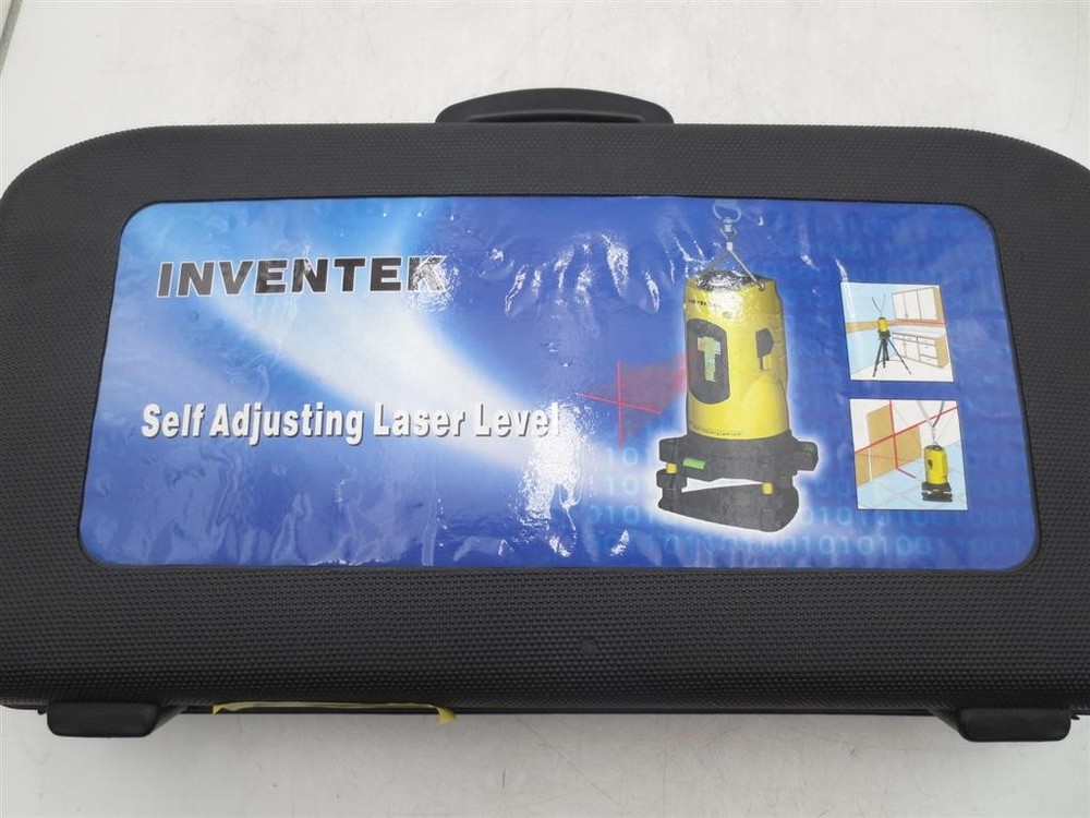Inventek Self-Adjusting Laser Level with Tripod, Goggles and Case