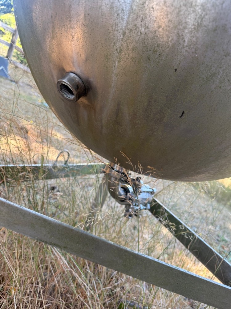 60 gallon stainless jacketed kettle