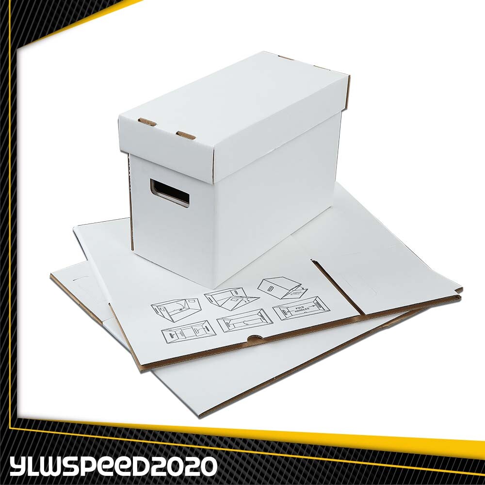 Comic Books Storage Boxes Short Holds 150-175 Stackable Durable Archive 10PCS