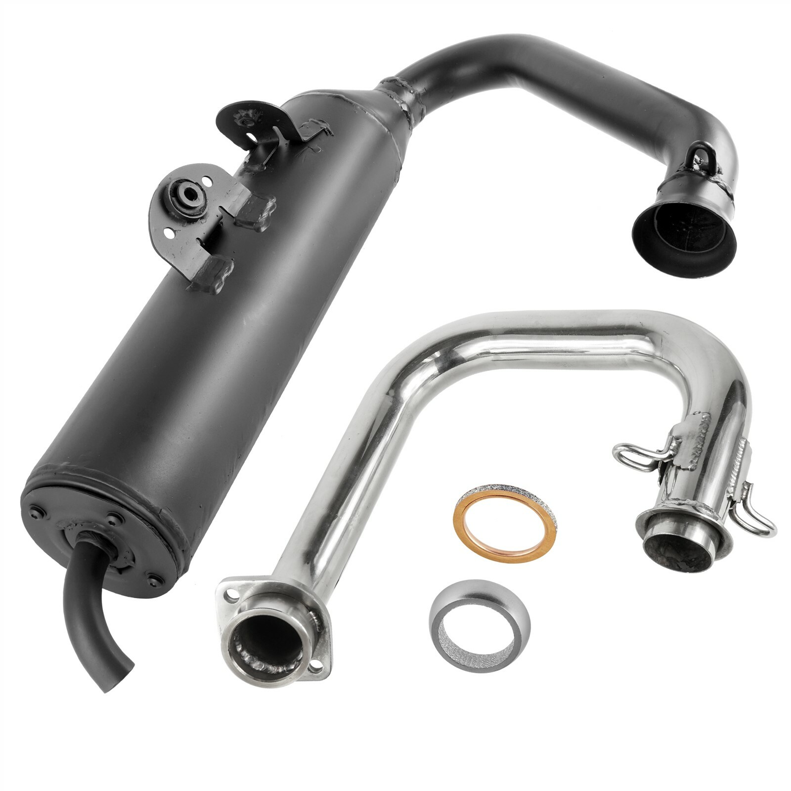 Exhaust Muffler Silencer Pipe w/ Gasket for Yamaha Viking 700 YXM700 4X4 2014-21