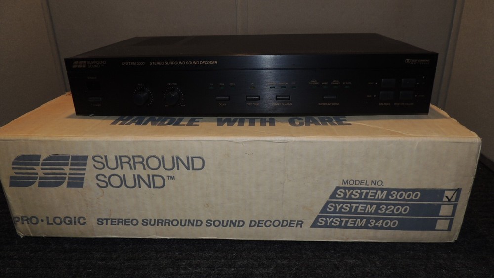 SSI Surround Sound System 3000 Stereo Surround Sound Decoder