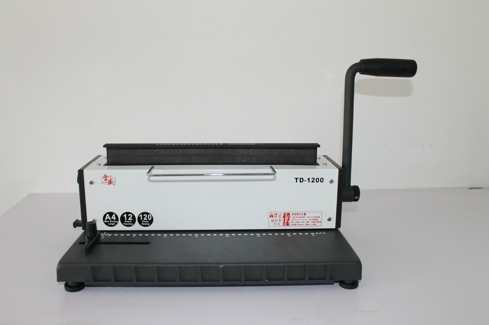 Wire Coil Binding Machine 34Holes 3:1 Punching-Binding Machine Binding