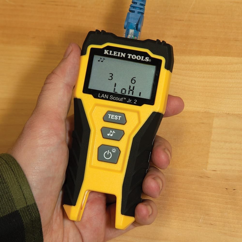 200 Cable Tester with Backlit LCD - Comprehensive Ethernet Testing Made Easy