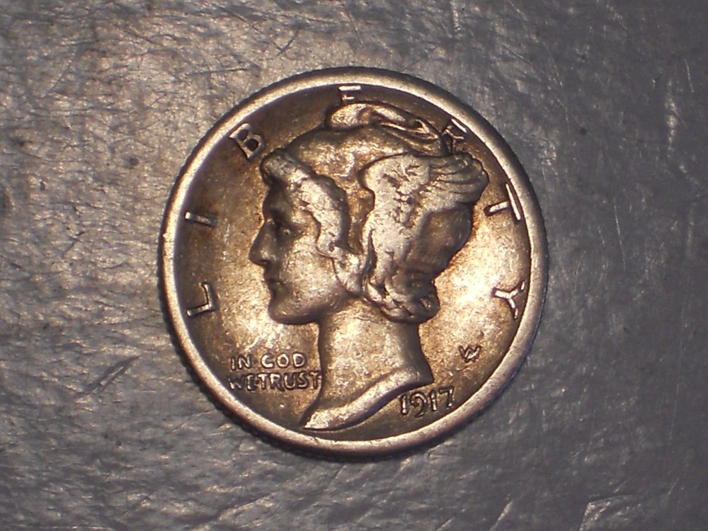 1917 S Mercury Dime (VF & Attractive)