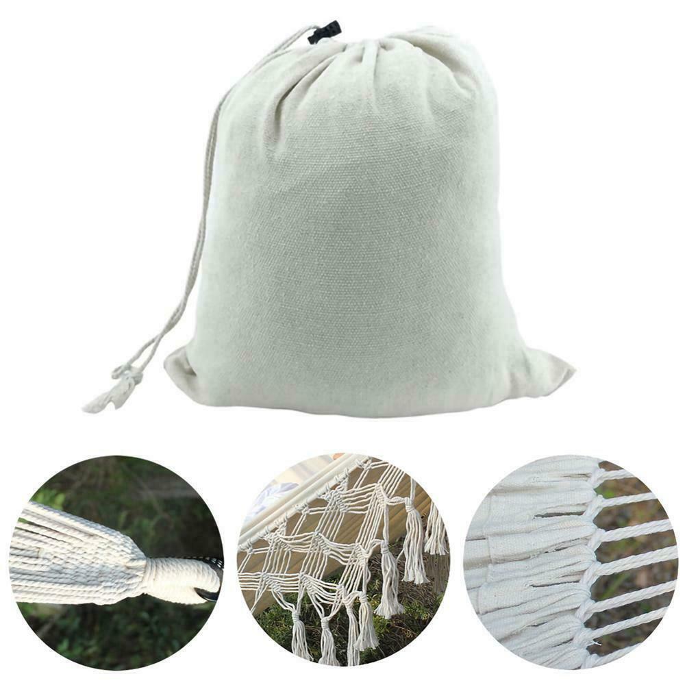 Boho Tassel Nest Hammock Swing Chair Bed Brazilian Macrame Fringed Net 2 Person