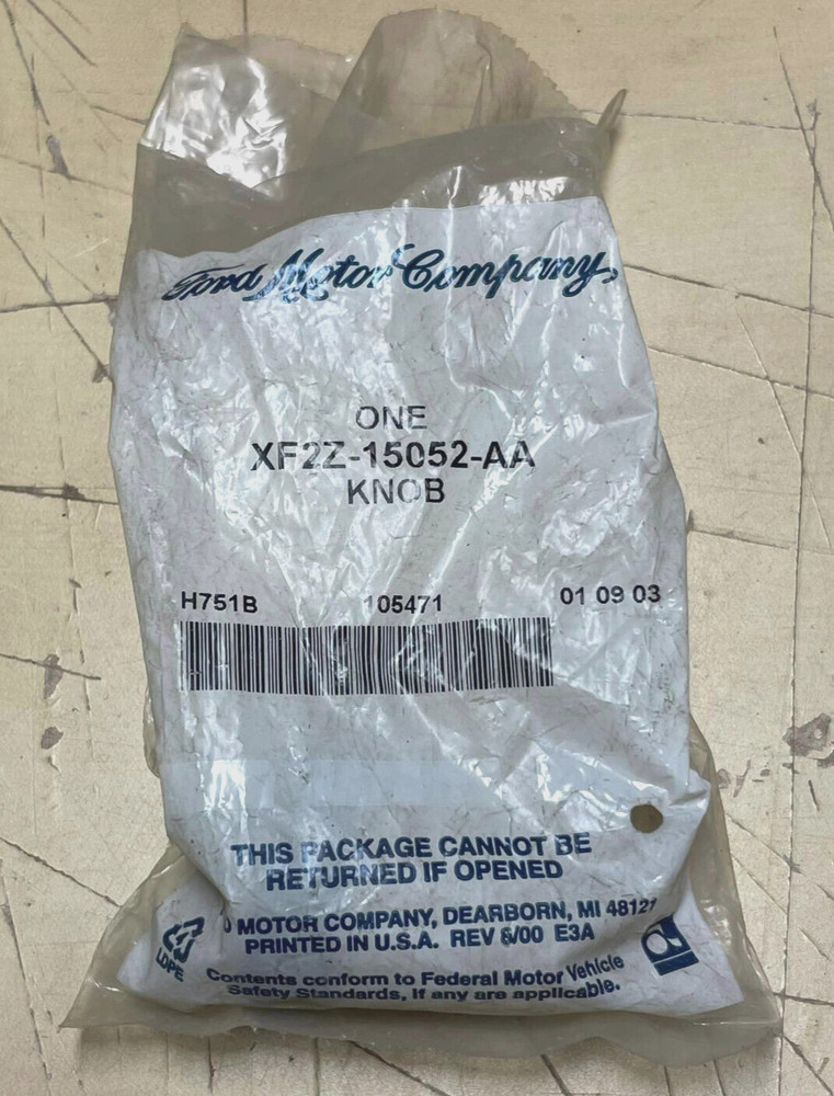 NOS Ford XF2Z-15052-AA Cigarette Lighter Dash Knob