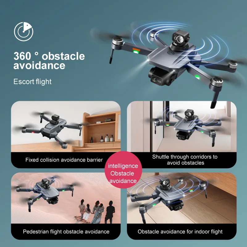 ISPEKTRUM RG101 Pro Drone 8K Camera 2-Axis Gimbal 360 Obstacle Avoidance