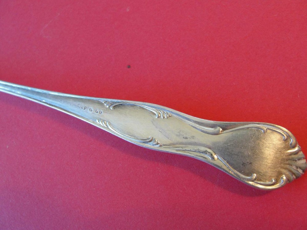 Antique Towle Mfg Co. Silver Plate Lettuce Fork "Chester" Pattern 1888